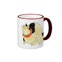 日本猫, 国芳 japanische Katze, Kuniyoshi, Ukiyo-e Kaffeetasse