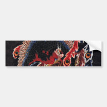 鳳凰図, 北斎 Chinese Phoenix, Hokusai, Kunst Auto Aufkleber