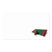 00002 FOOTBALL CARTOON GRAPHICS PLAYING FIELD SUPE BUSINESS CARD TEMPLATES
