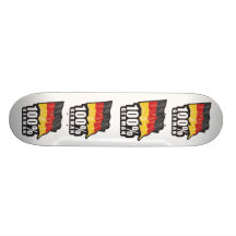 100% deutscher gewellter Flaggen-Entwurf Personalisiertes Deck