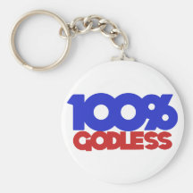 100% gottloser Atheist Schlüsselband