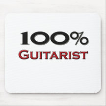 100 Prozent-Gitarrist Mousepads