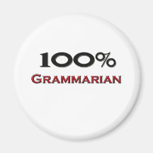 100 Prozent-Grammatiker Kühlschrankmagnete