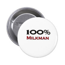 100 Prozent-Milchmann Anstecknadelbuttons