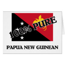 100 Prozent PAPUA NEUER GUINEANER Karte