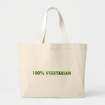 100 PROZENT-VEGETARIER EINKAUFSTASCHE