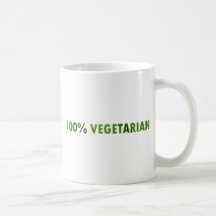100 PROZENT-VEGETARIER TASSE