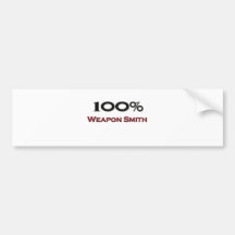 100 Prozent-Waffen-Smith Auto Sticker