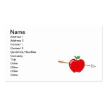 12935_RF_Clipart_Illustration_Arrow ROTES APPLE AR Visitenkartenvorlagen