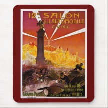 12 e Salon de L'Automobile und du Cycle 1910 Mauspads