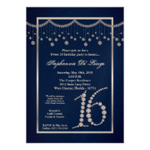 12x18 Marine-Blau-Diamant-Bonbon 16 Geburtstags-Ei