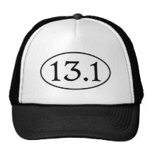 13,1 Halbmarathon-Oval Trucker Mütze