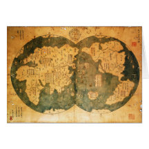 1418 Chinese-Weltkarte durch Gavin Menzies