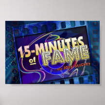 15-Minutes des Ruhm-Logo-Plakats