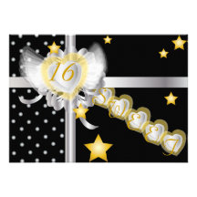 16. Geburtstag des Schatzes Geschenk-Fertigen beso Einladungskarte