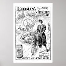 1897 Kleider - Fahrrad-Reitplakat