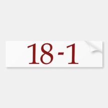 18-1 AUTO STICKER