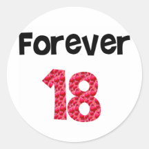 18 für immer stickers