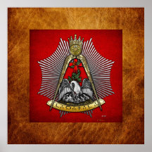 18. Grad: Ritter der Rose Croix Posterdruck