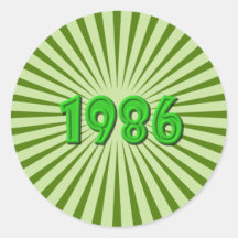 1986 AUFKLEBER