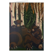 2007_Black_Bears Grußkarten