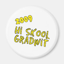2009 hallo Skool Gradwit Spaß-Produkte Magnete