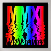 2011 REGENBOGEN DER MÖGLICHKEITS-MMXI POSTERDRUCK