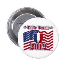 2012 Tischtennis Anstecknadelbuttons