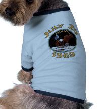 20. Juli 1969 Auftrag Apollo 11 zum Mond Hunde Shirts
