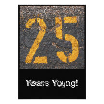 25. Geburtstag-Einladung