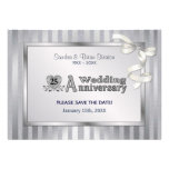 25. Hochzeitstag - Silber Personalisierte Einladungen