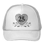25. Jahrestag - Silber Trucker Kappe