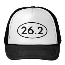26,2 Marathon-Läufer-Oval (#GEO7) Baseball Mütze