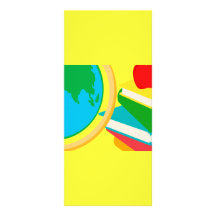 2727-Elementary-School-Design-Globe SCHULE EDUCATI Individuelle Werbe Karte