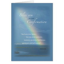 2822 Bestätigungs-Regenbogen Karte