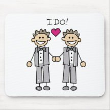 2 Bräutigame Mousepad
