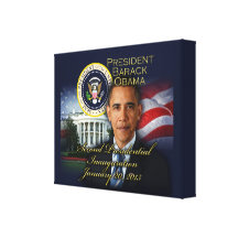2. Einweihung Präsidenten-Obama Galerie Faltleinwand