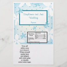 2 Hersheys große Bar-Verpackungs-blaue Gänseblümch Flyer Druck