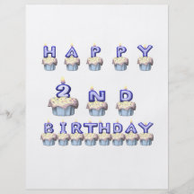 2 Jahre alt Individuelle Flyer