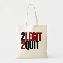 2 Legit 2 beendigte lustigen 80er Leinentasche