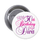 30. Geburtstags-Diva Anstecknadelbutton