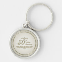 30. Hochzeitstag-Schlüsselkette Schlüsselband