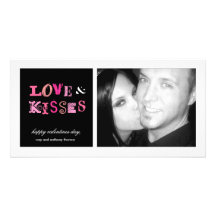 311-Love u. KüsseFUnky Valentines-Fotokarte
