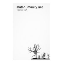 35638ad, ihatehumanity.net, tue ich,/tue Sie? Bedrucktes Büropapier