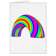 3-D Regenbogen Grußkarten