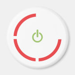 3 ROTE LICHTER KÜHLSCHRANKMAGNET