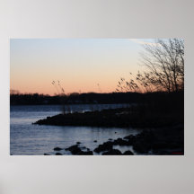 4015 Bay Sunset Poster