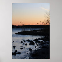 4017 Bay Sunset Poster