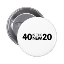 40. Geburtstag Anstecknadelbutton