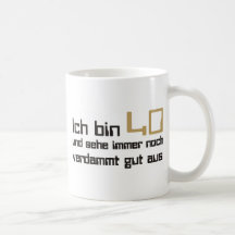 40. Geburtstag Kaffeehaferl